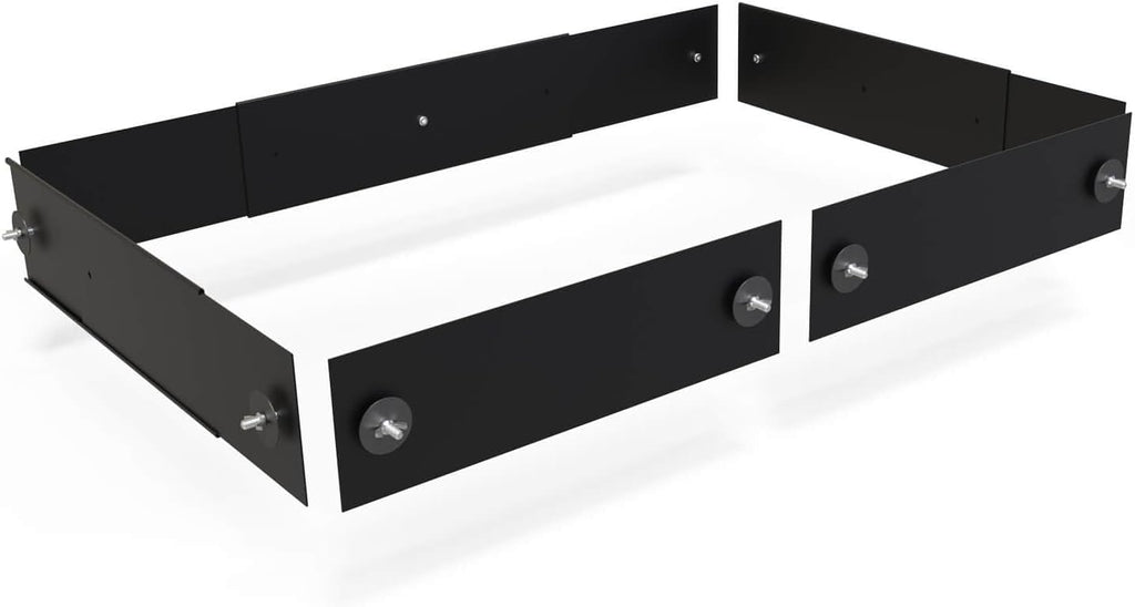 YKD Urine Guard, Scatter Guards for Ferret Nation & Critter Nation Small Animal Cages (Black, Large, Single Layer Set)