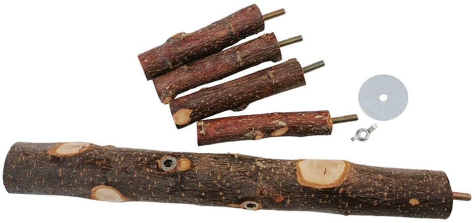 Bird Perches Nature Wood Stand Toy Paw Grinding Stand