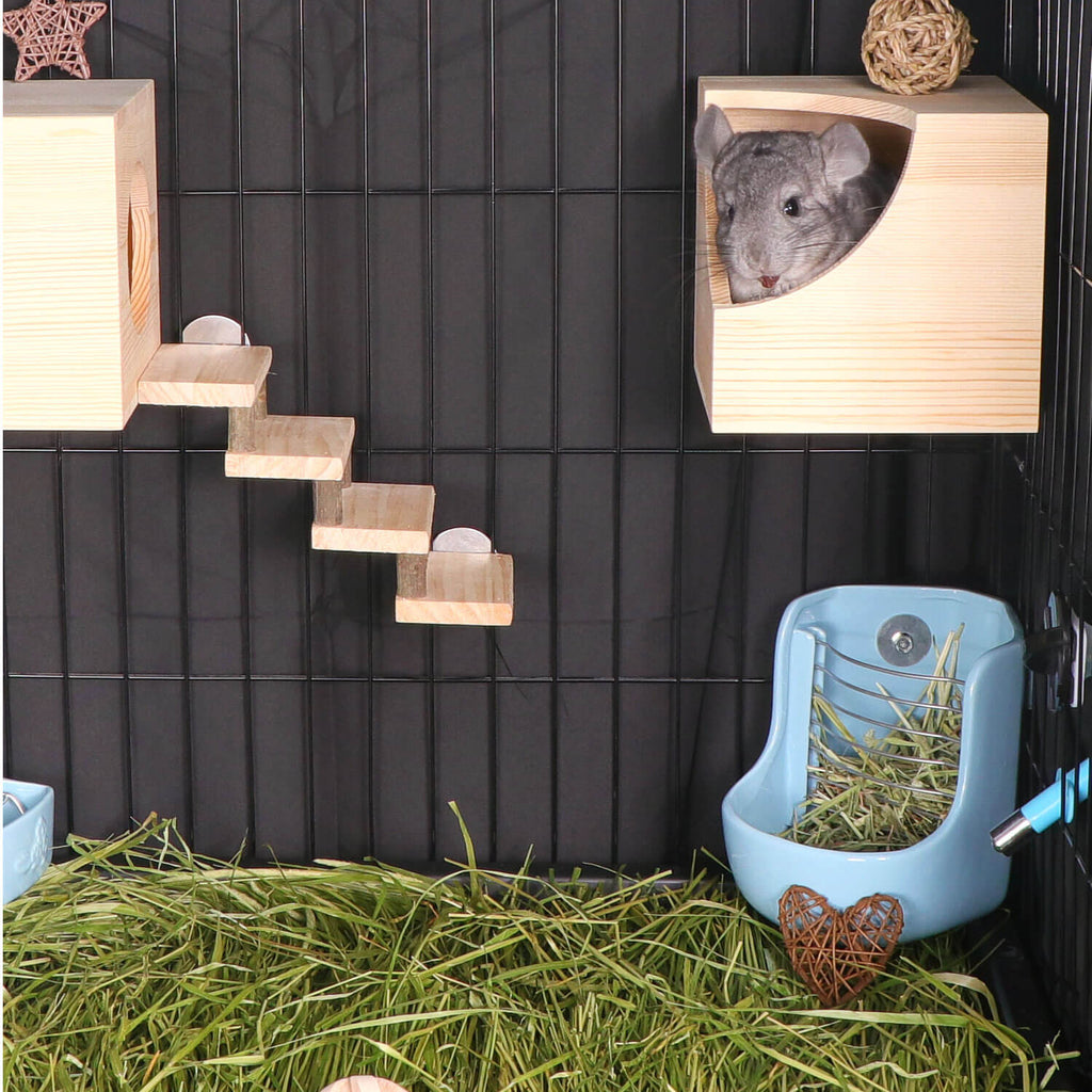 Guinea Pig HideOuts ,Chinchillas Wooden Shelter Hideouts Castle