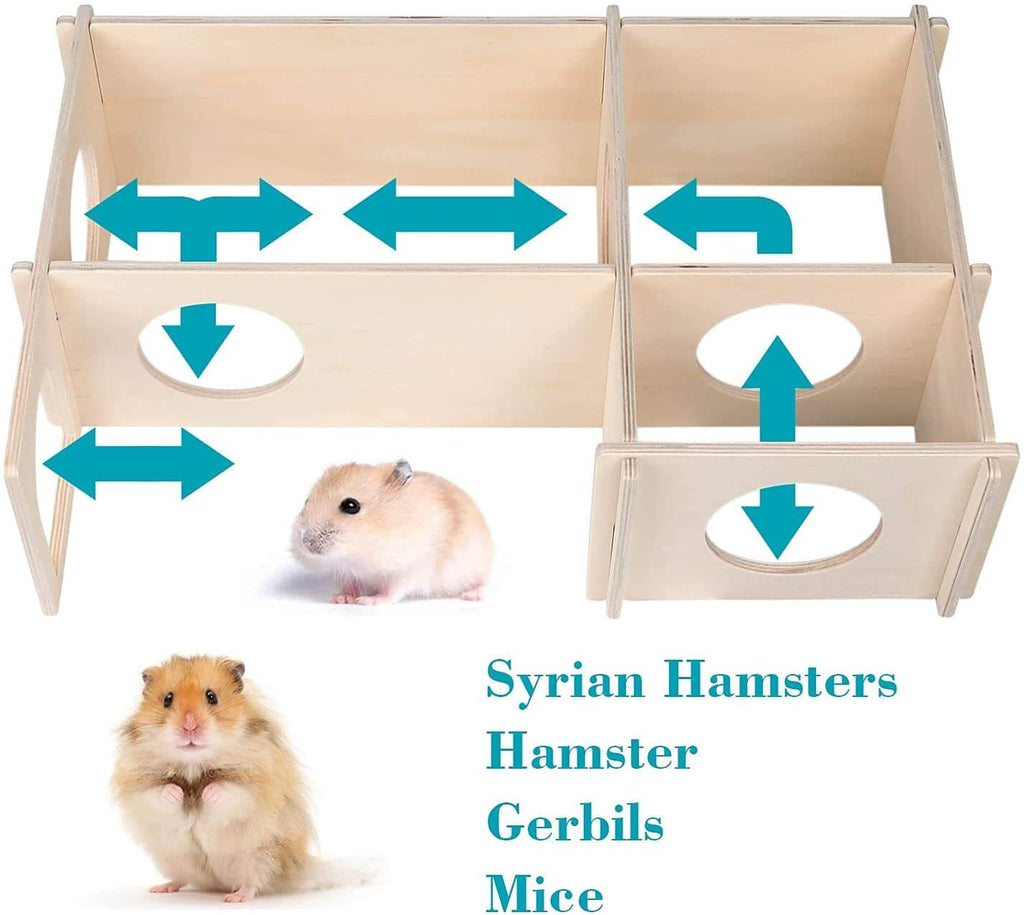 Hamster Explore Tunnel Maze Toys for Mice Gerbils Mouse Syrian Hamsters