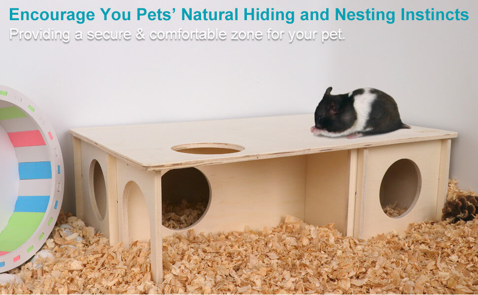 Hamster Explore Tunnel Maze Toys for Mice Gerbils Mouse Syrian Hamsters