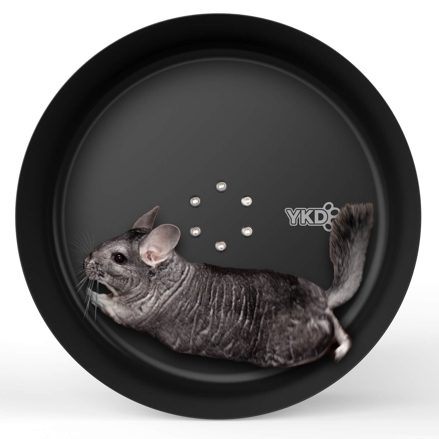 15" YKD Chinchilla Exercise Spinning Wheel, Small Animals Habitat Accessory